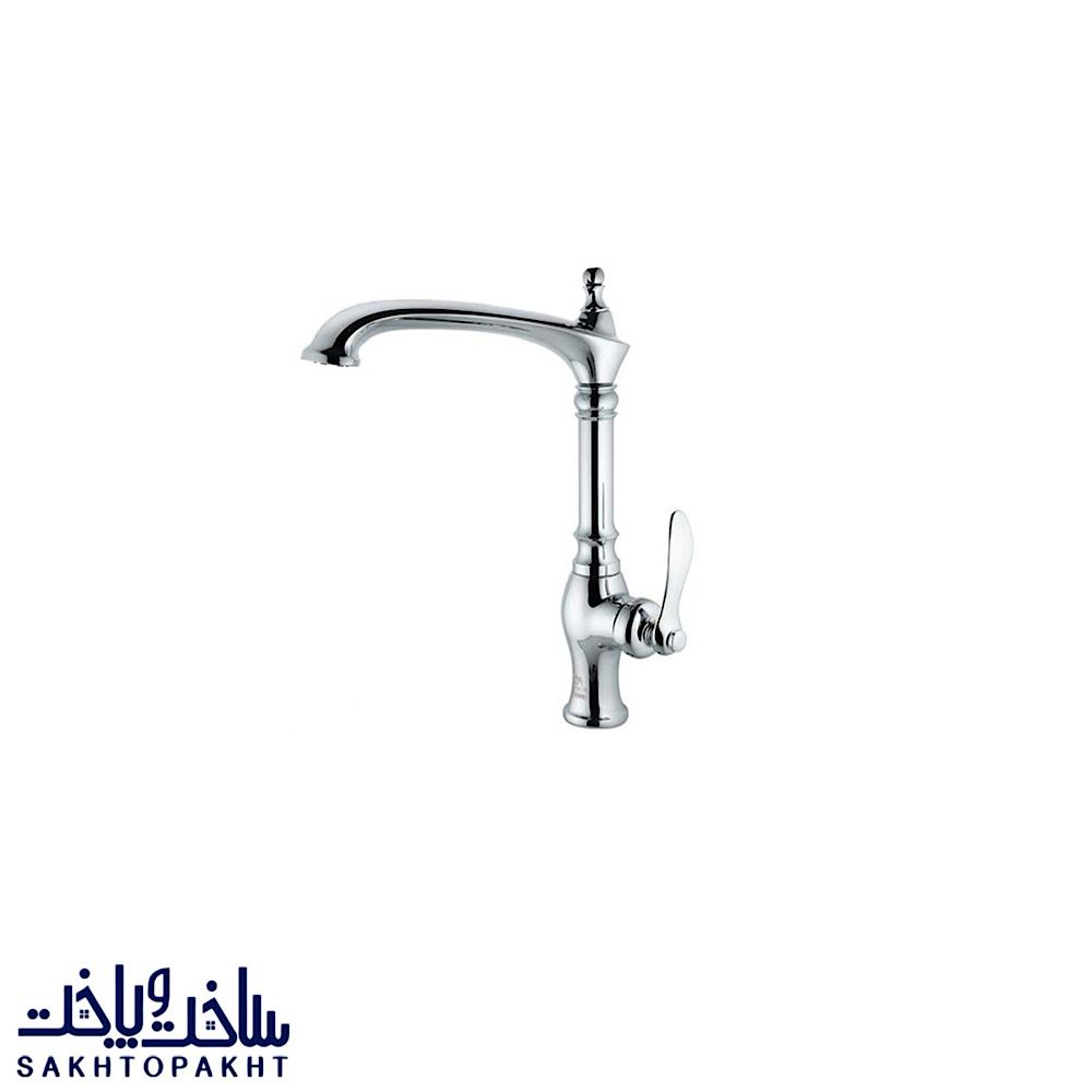 شیر ظرفشویی درخشان مدل لوتوس کروم