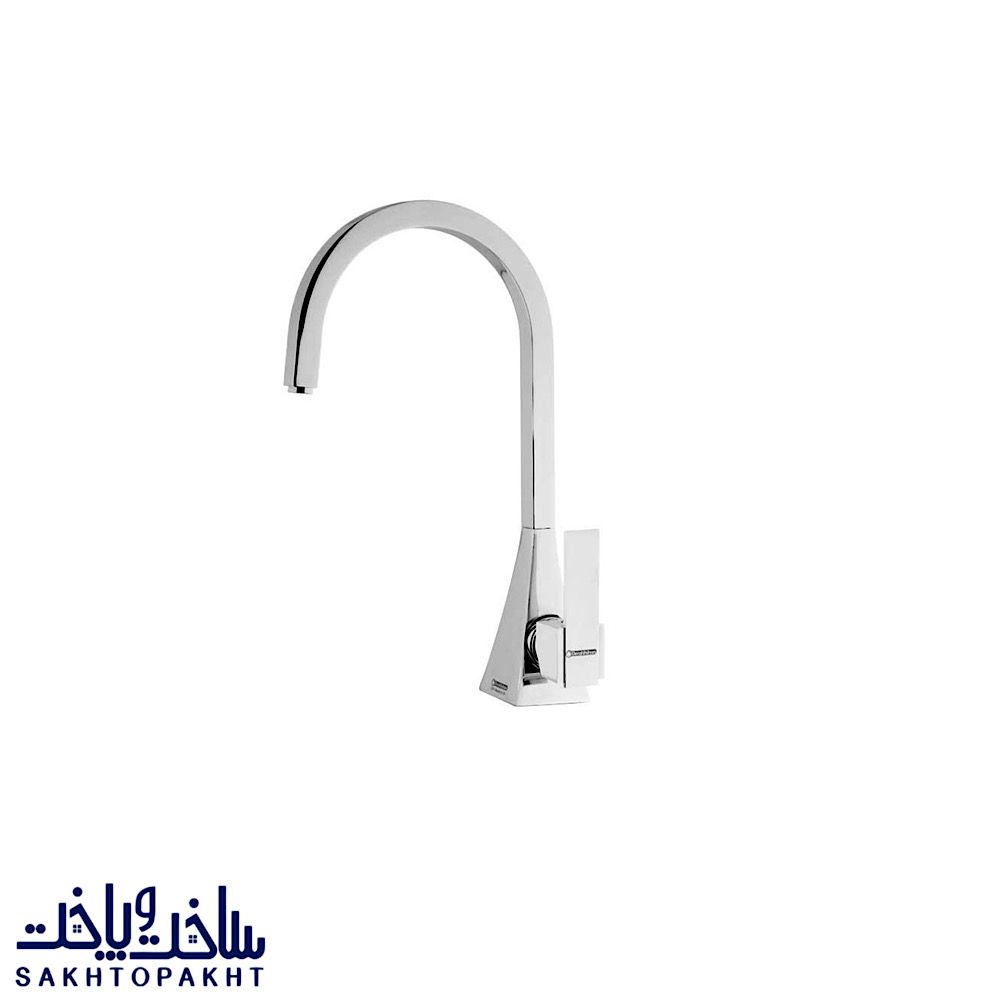 شیر ظرفشویی درخشان مدل سوپر فلت کروم