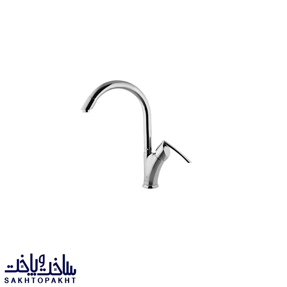 شیر ظرفشویی درخشان مدل تاپ کروم